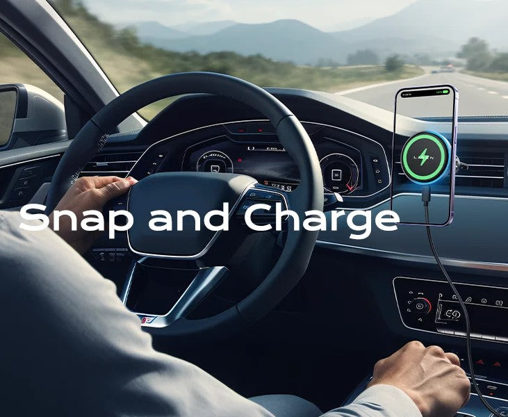 Support MagSafe LISEN – Charge Induction & Double Fixation Voiture