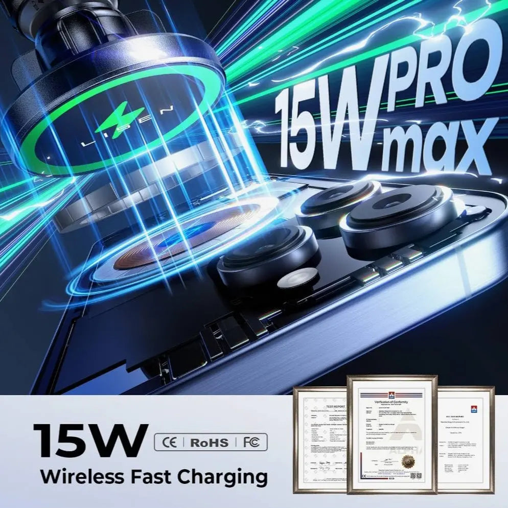 Support MagSafe LISEN avec charge à induction pour iPhone en voiture